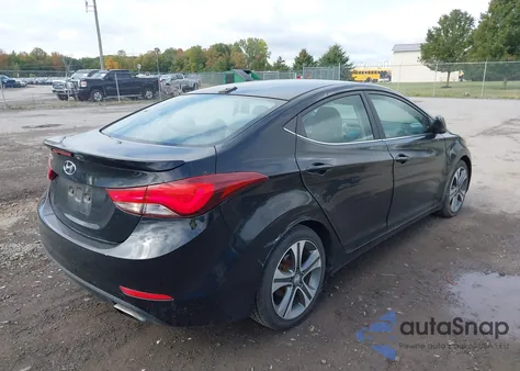 2016 Hyundai Elantra Sport из США, поврежденный, VIN KMHDH4AH5GU620492